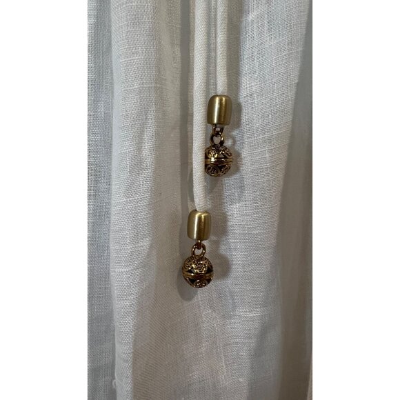 Zimmermann Rhiannon Scallop Linen Voile cutout Midi-Dress size 3/ M/ US 8-10 - Picture 10 of 16